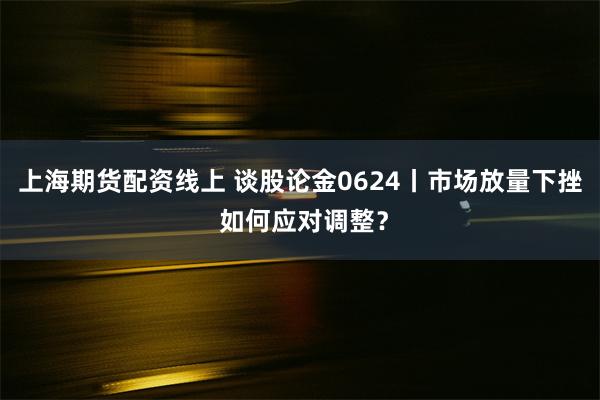 上海期货配资线上 谈股论金0624丨市场放量下挫 如何应对调整？