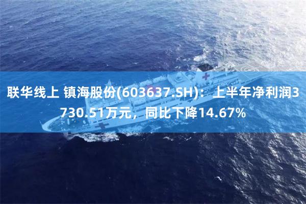 联华线上 镇海股份(603637.SH)：上半年净利润3730.51万元，同比下降14.67%