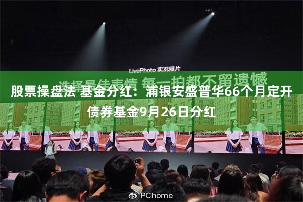 股票操盘法 基金分红：浦银安盛普华66个月定开债券基金9月26日分红